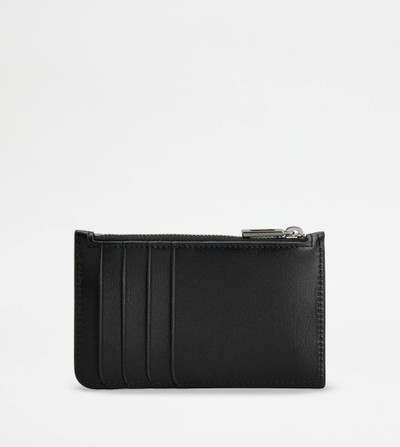 Tod's TOD'S CARD HOLDER IN LEATHER - BROWN outlook