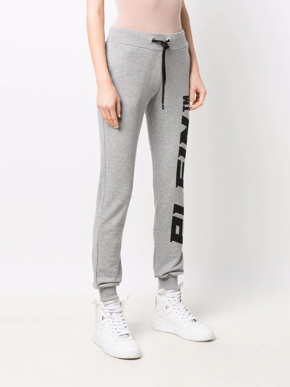 logo-print jersey joggers - 3