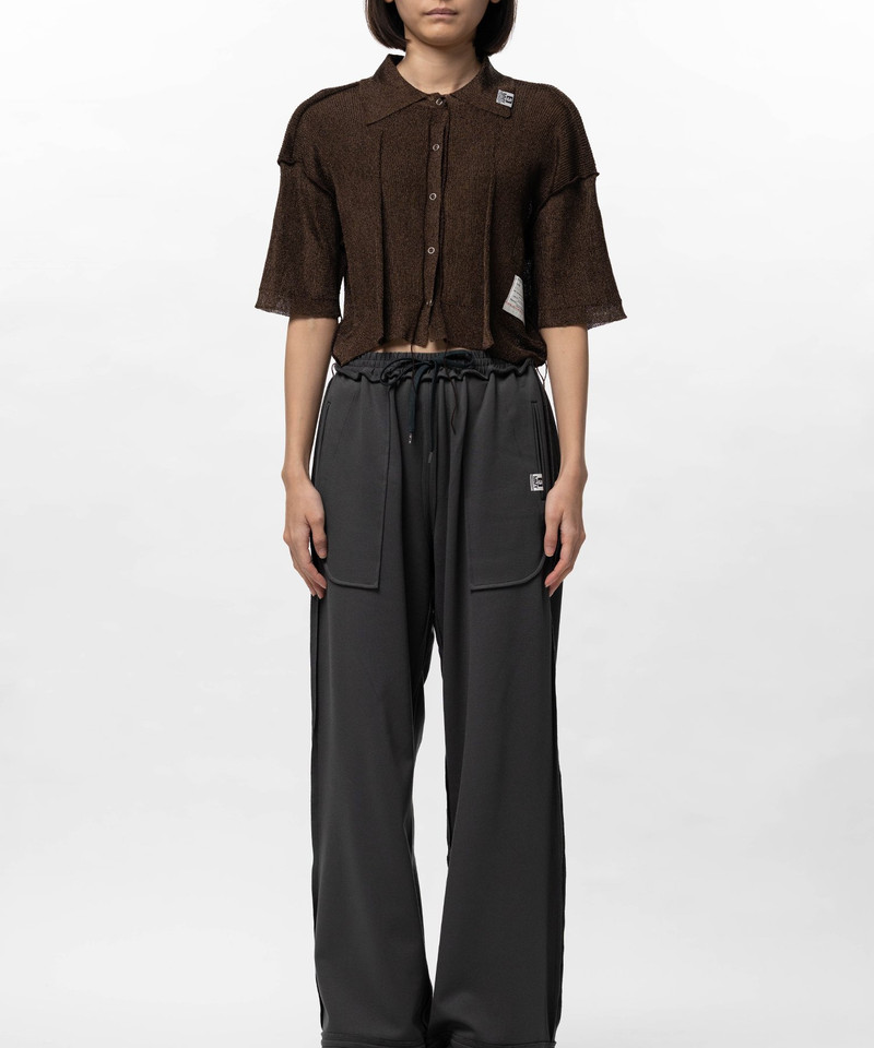 Maison MIHARAYASUHIRO Inside-Out Glitter Knit Cardigan outlook