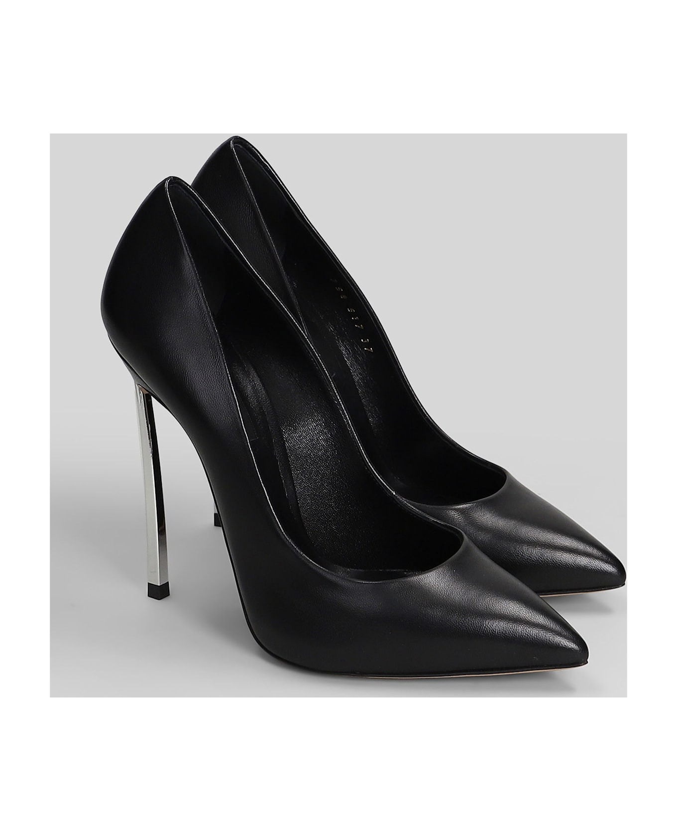 Blade Pumps In Black Leather - 2