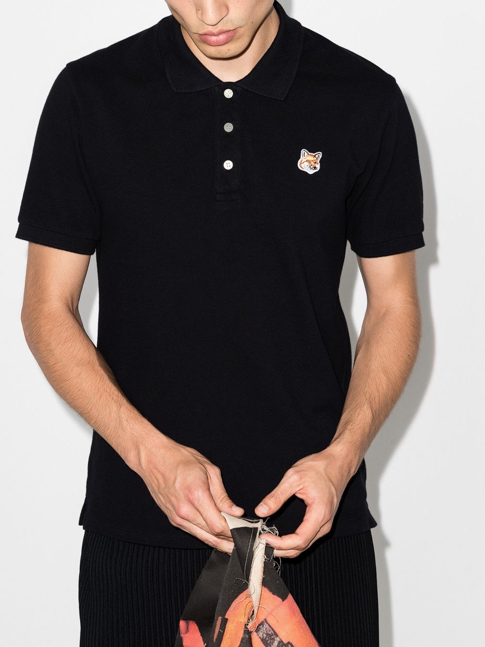 fox-patch polo shirt - 2