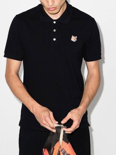 Maison Kitsuné fox-patch polo shirt outlook