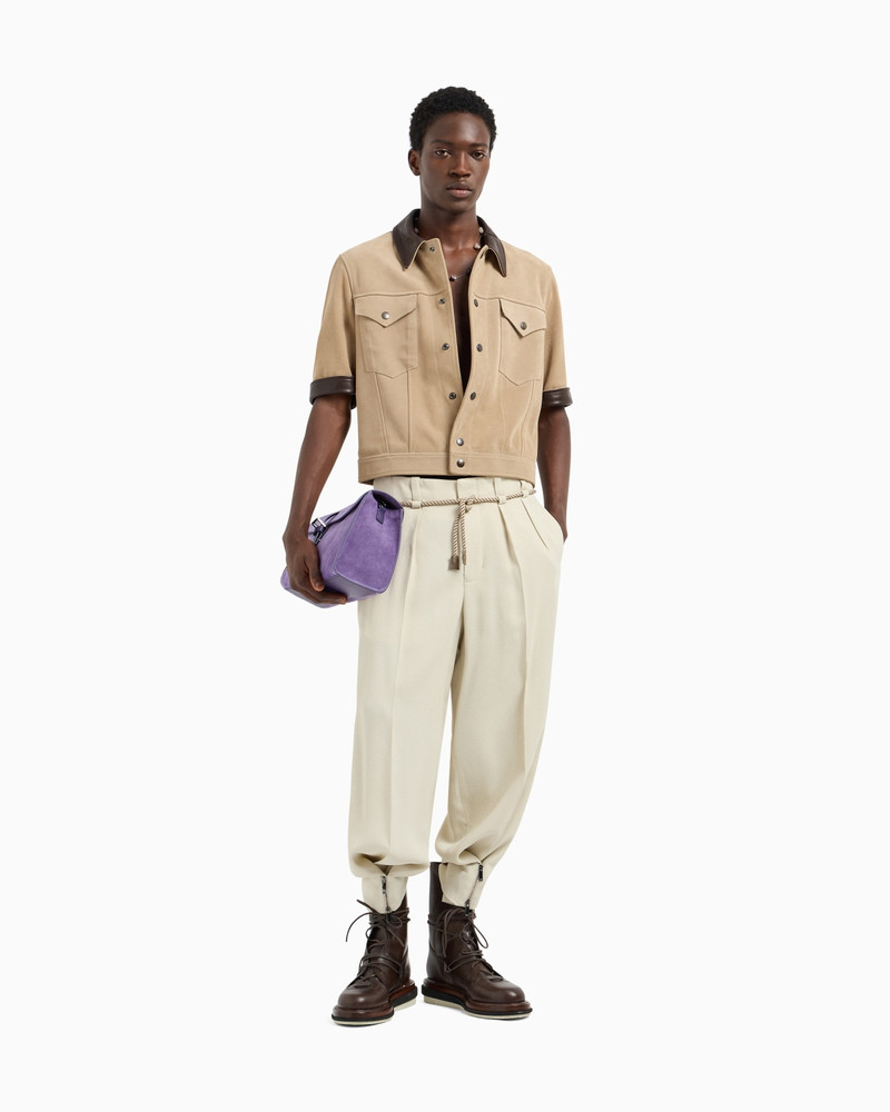EMPORIO ARMANI FASHION TROUSERS outlook