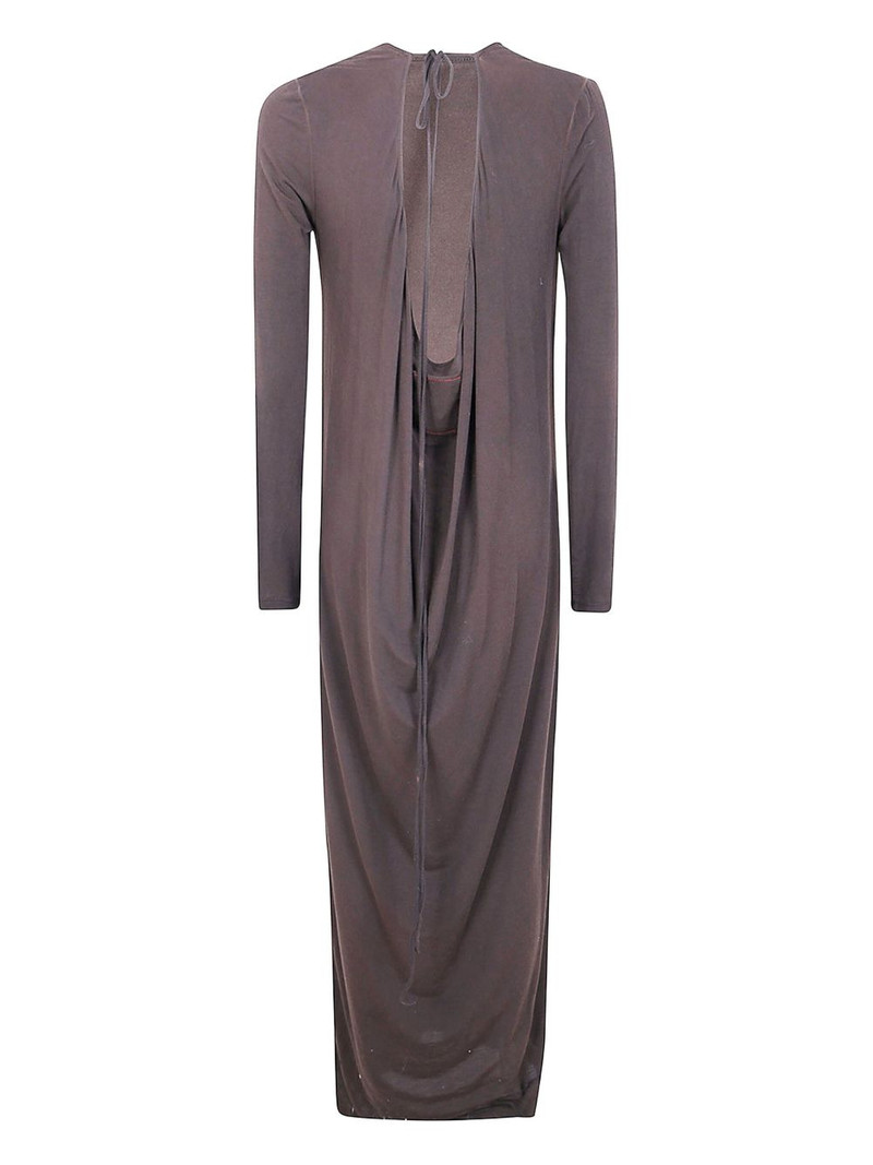 UMA WANG long-sleeve open-back maxi dress outlook