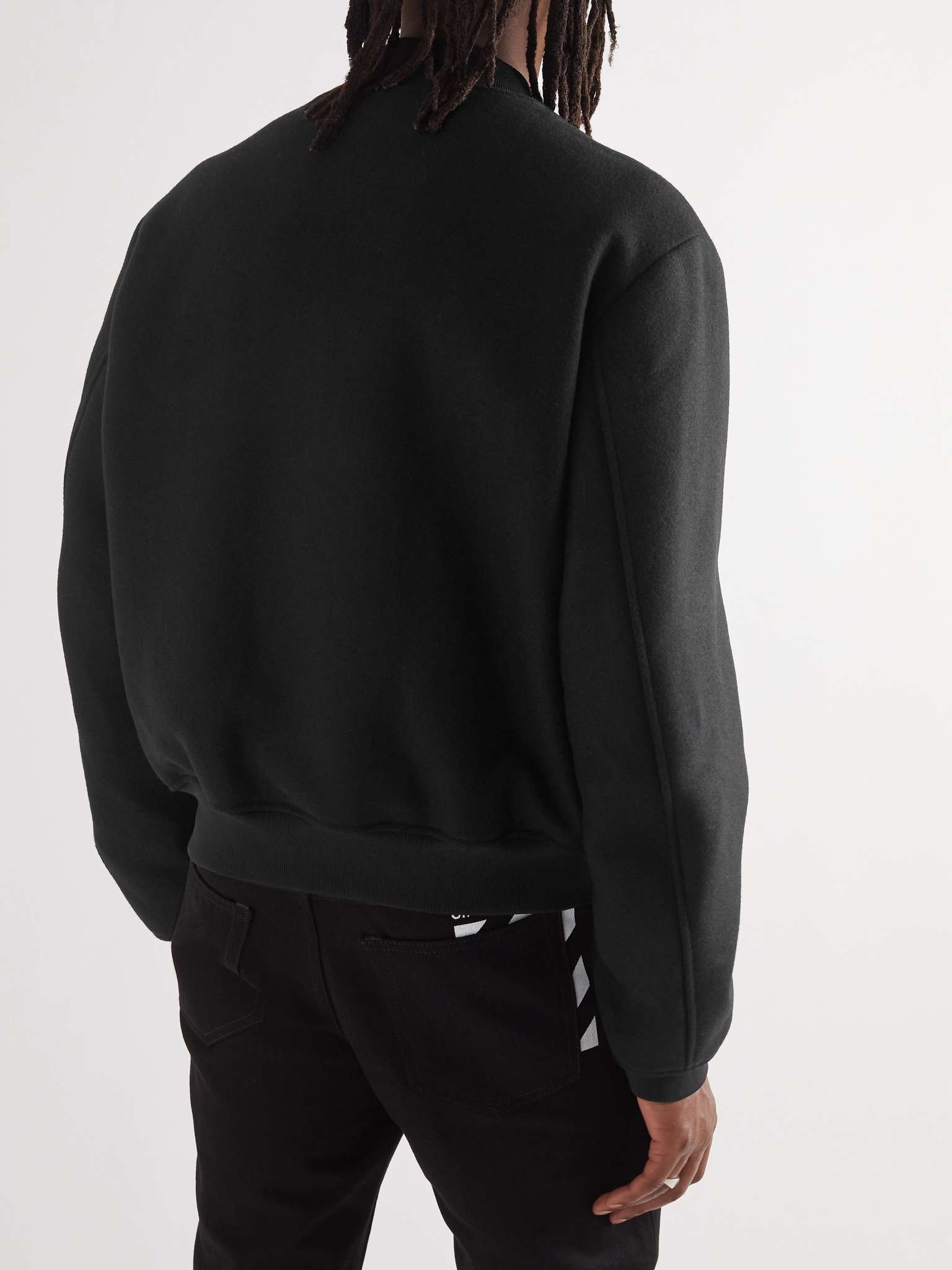 Appliquéd Wool-Blend Felt Varsity Jacket - 4