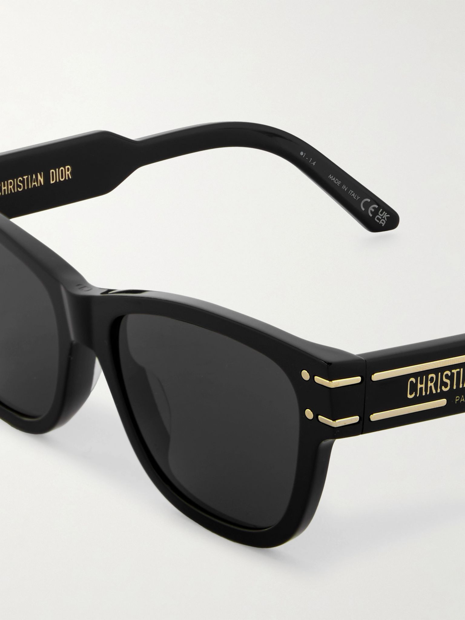 Dior Signature S6U square-frame acetate sunglasses Black - 4