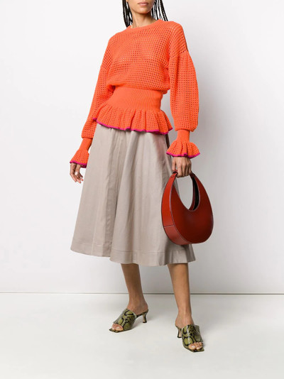 MSGM peplum hem jumper outlook