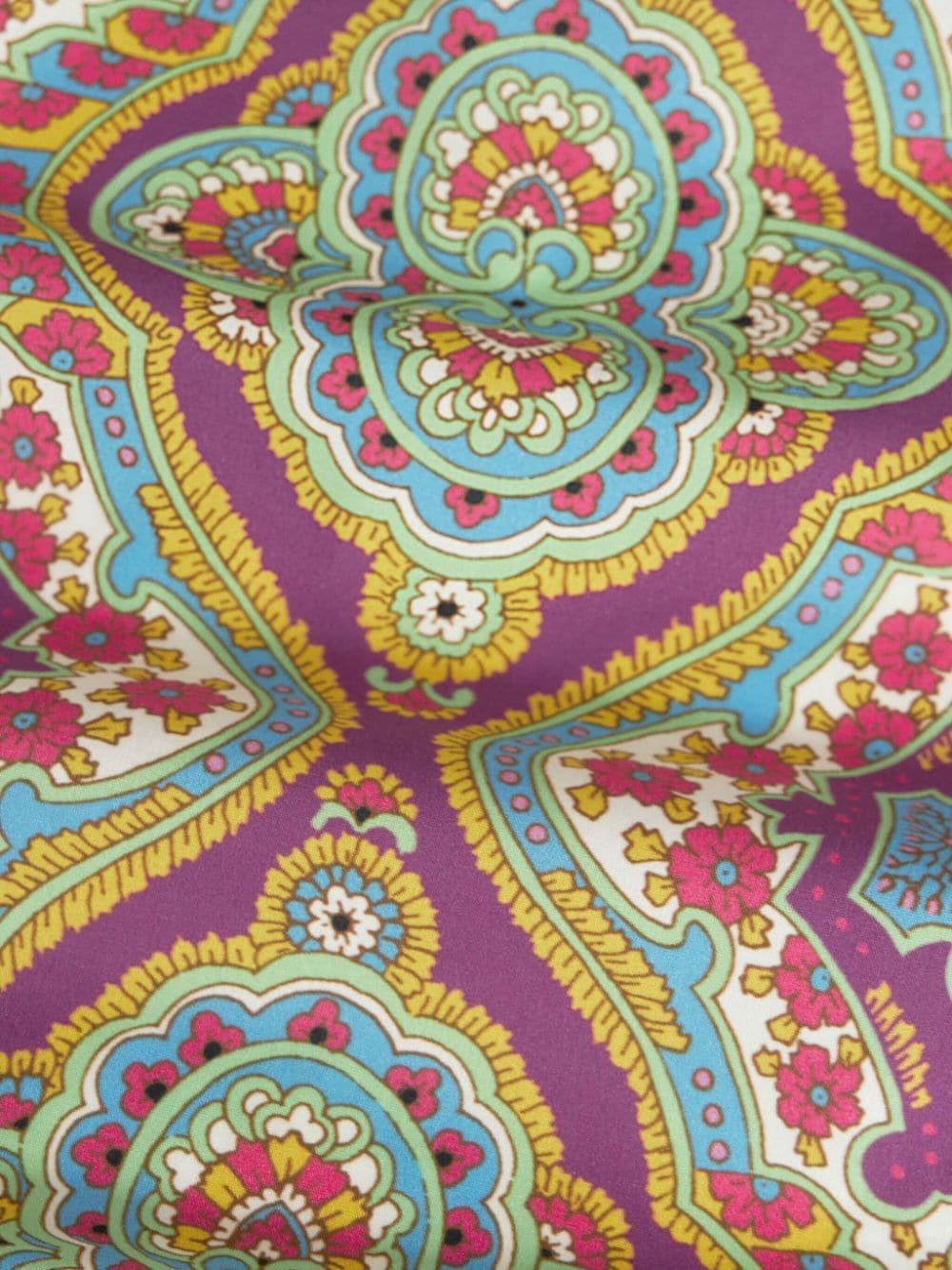 graphic-print cotton-blend shirt - 5