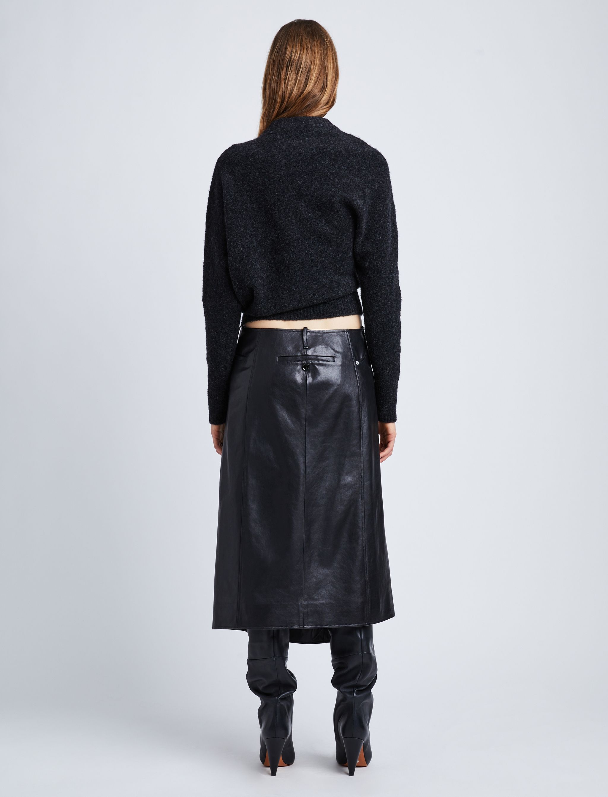 Nappa Leather Skirt - 4