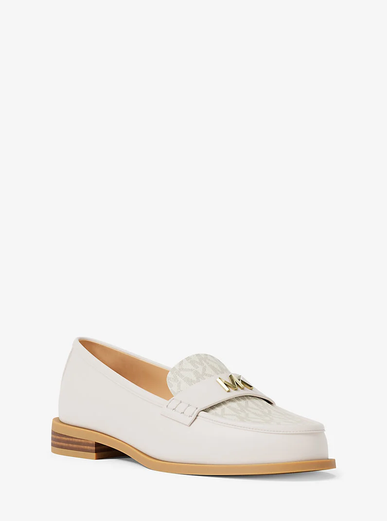 Lex Leather and Signature Logo Loafer - 1