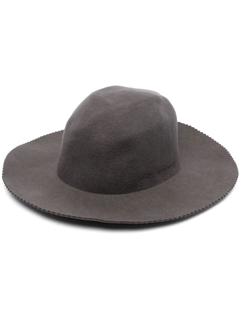 scallop-edge fedora hat 1