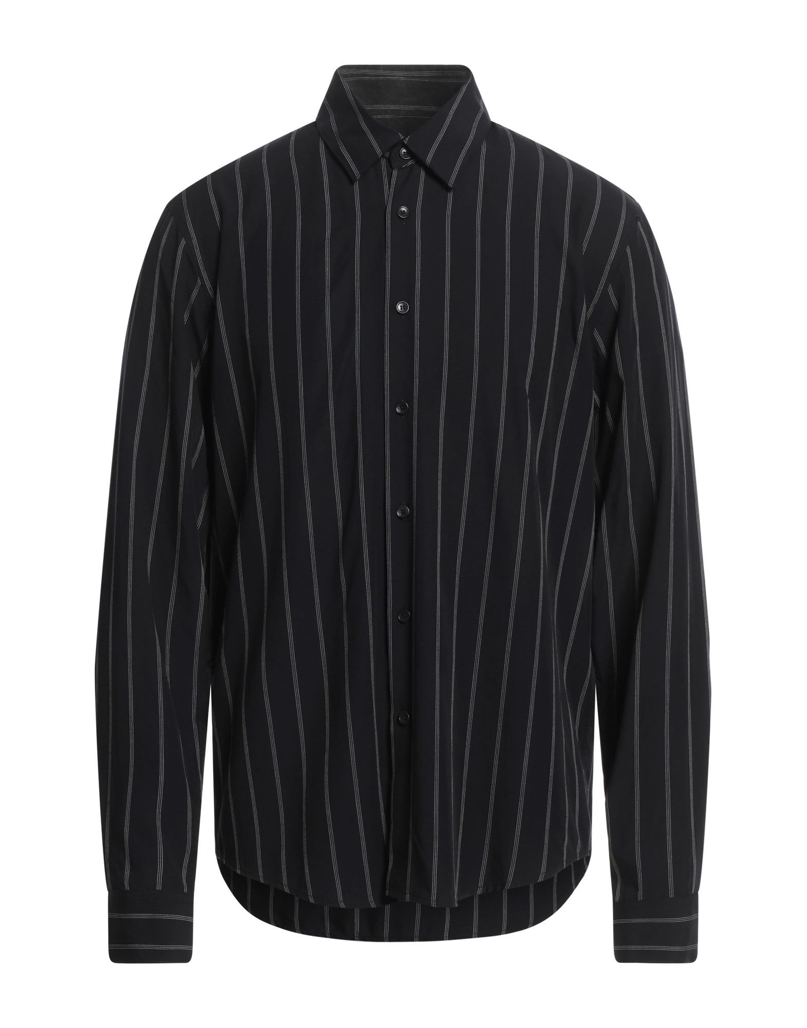 Midnight blue Men's Striped Shirt - 1
