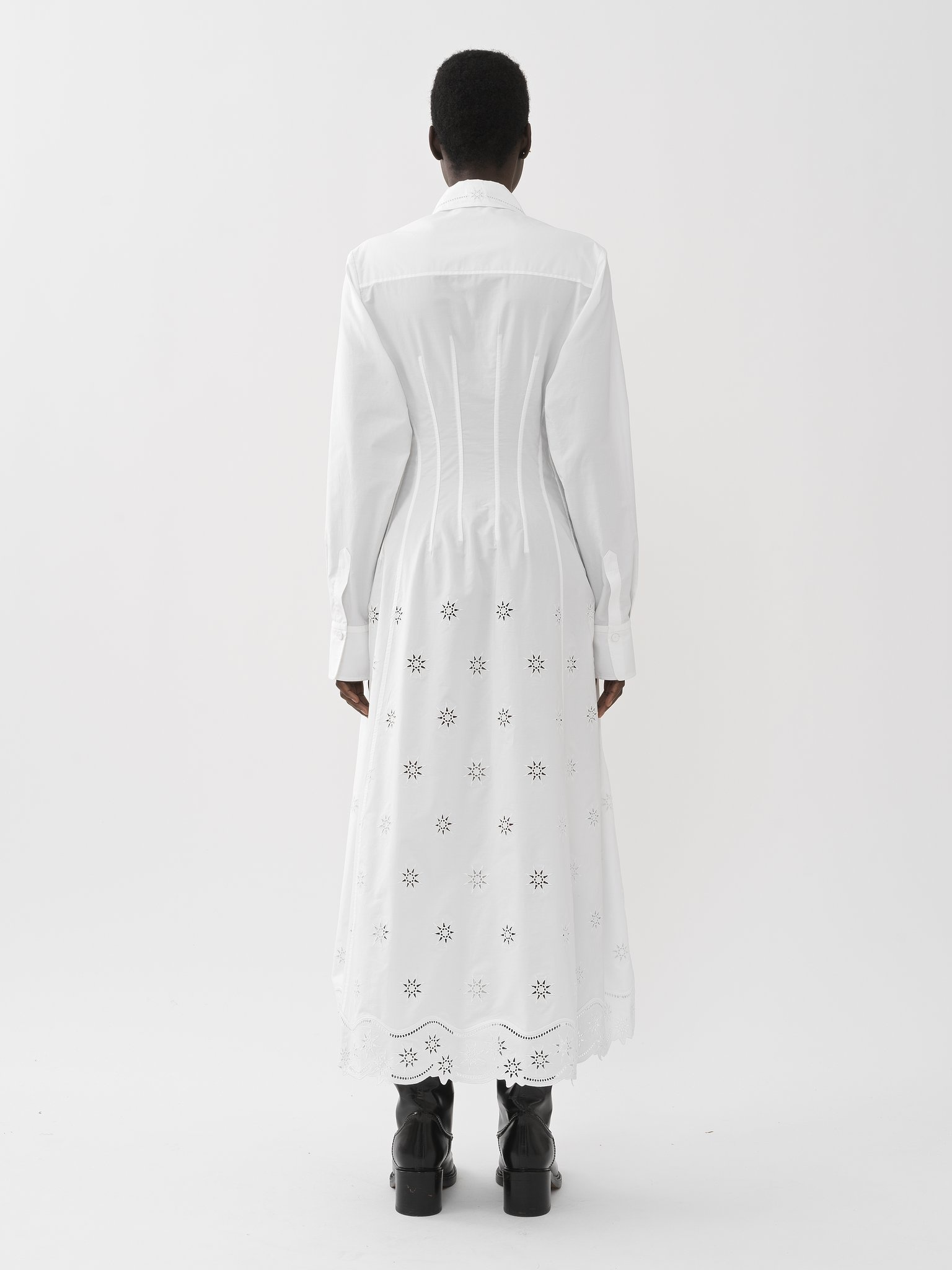 LONG SHIRT DRESS - 4