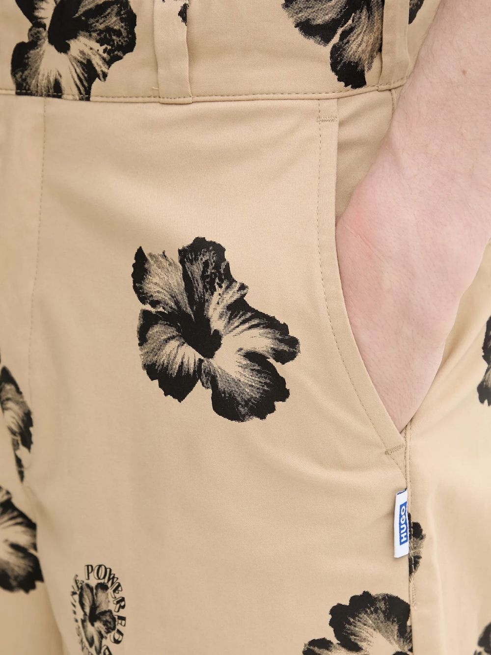 floral-print shorts - 4