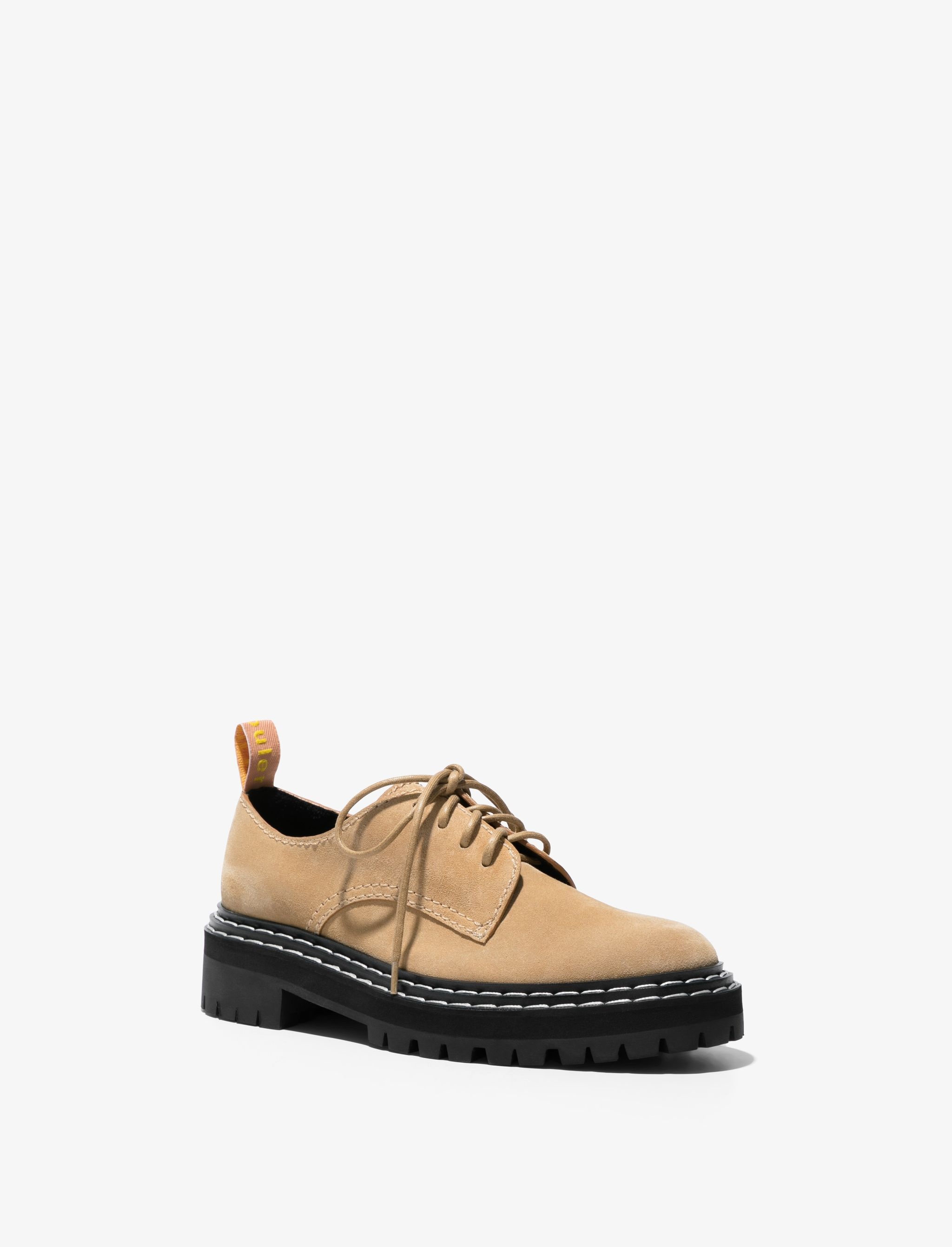 Suede Lug Sole Oxfords - 2