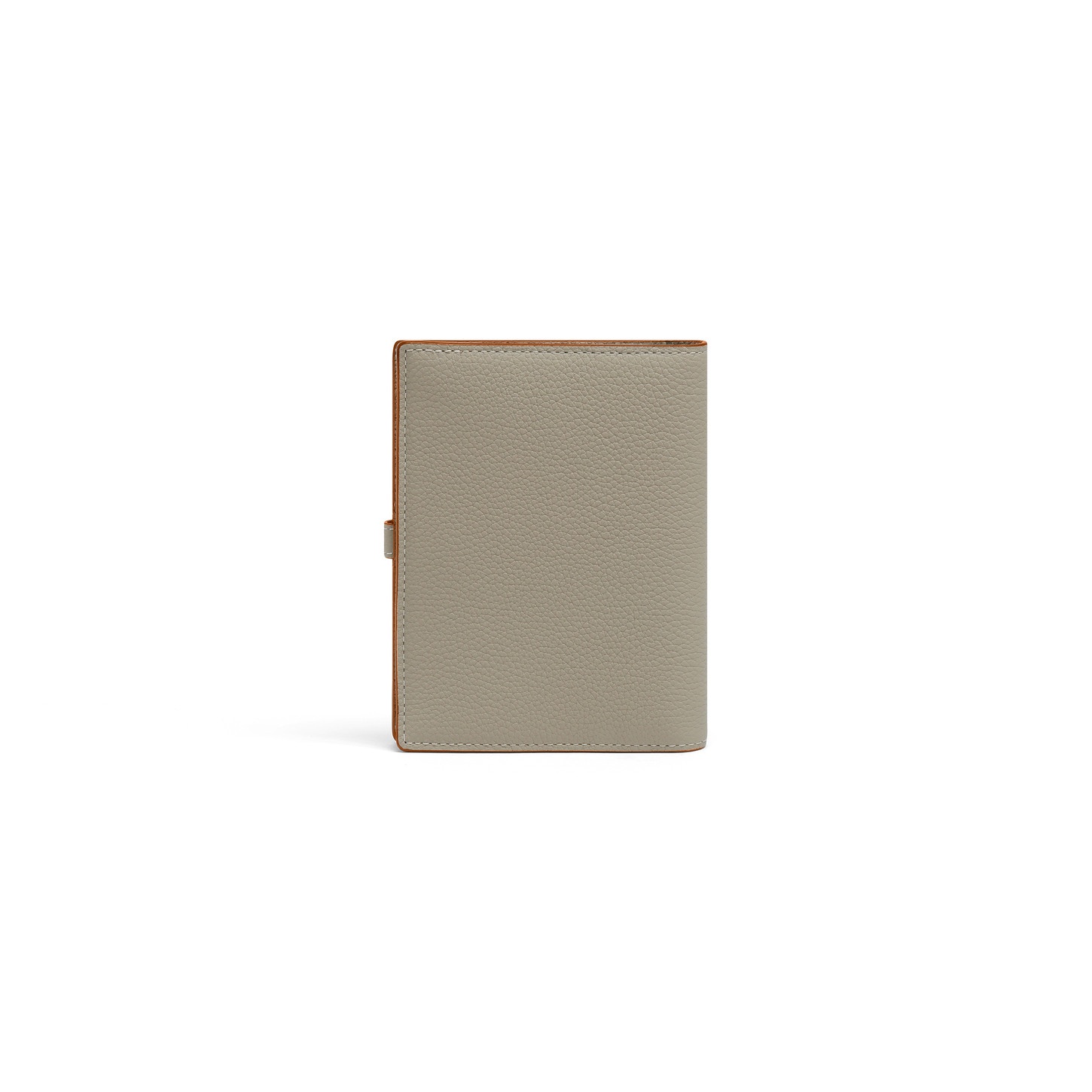 Beige tumbled leather wallet with coin pocket - 3