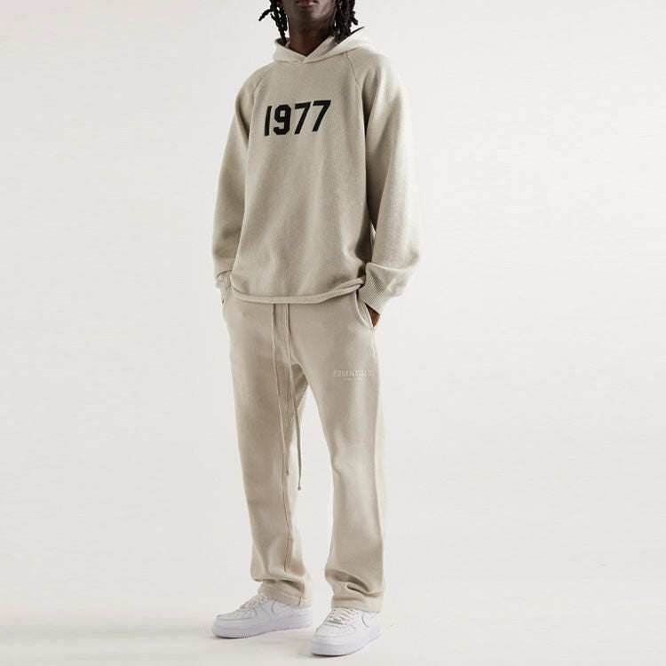 Fear of God Essentials SS22 Knit 1977 Hoodie 'Wheat' FOG-SS22-011 - 4