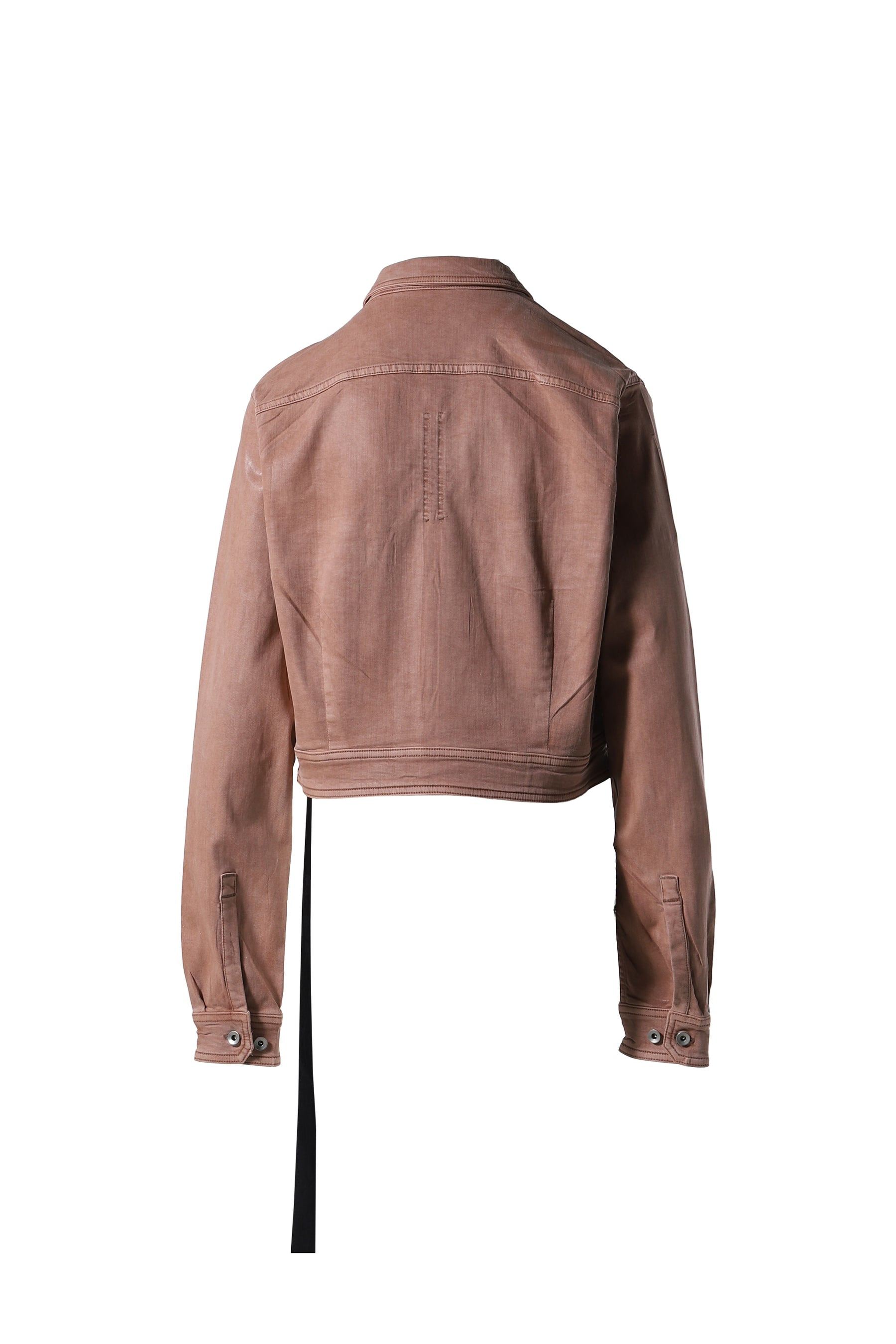 CAPE SLEEVE CROPPED OUTERSHIRT / DARK PINK - 2