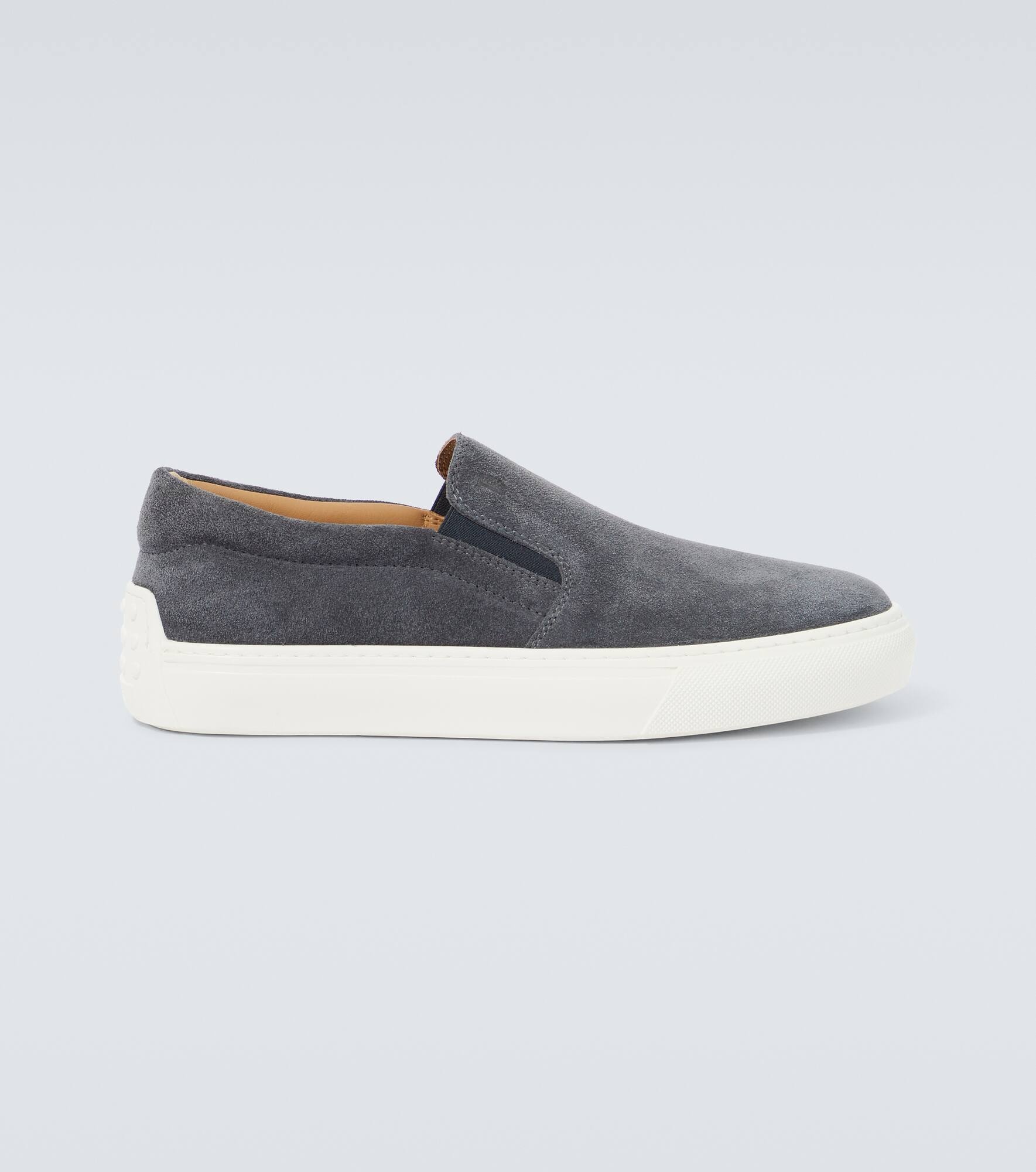 Cassetta Casual suede slip-on sneakers - 1