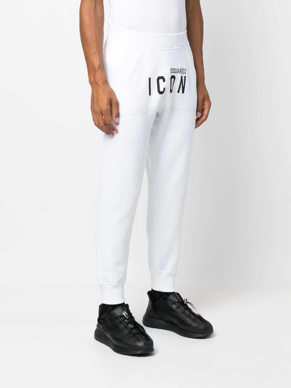 Icon-print track pants - 3