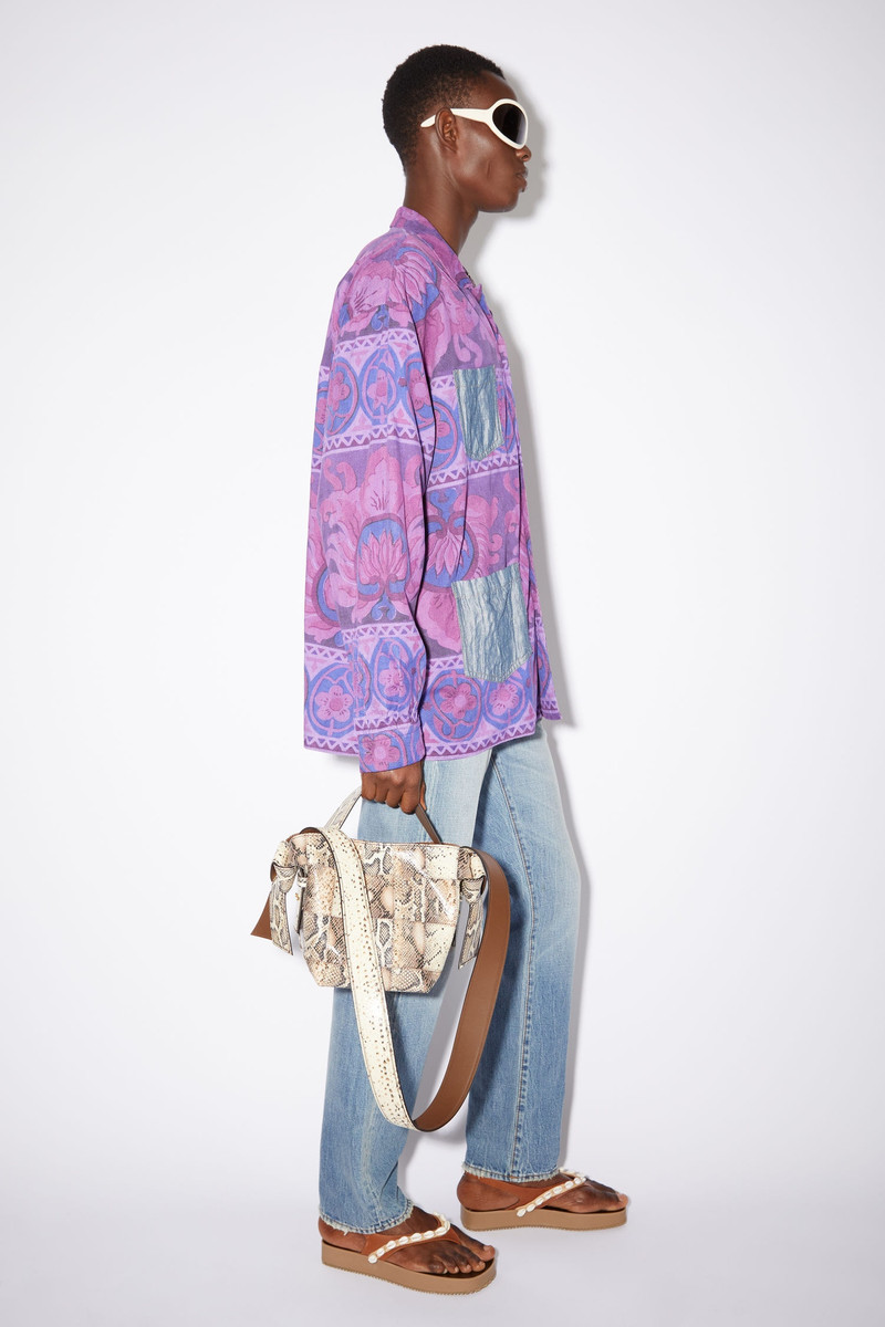 Mini shoulder bag - Beige/black 5