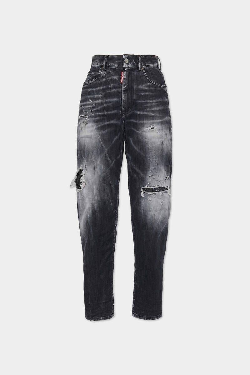 BLACK JET SET WASH 80'S JEANS 1