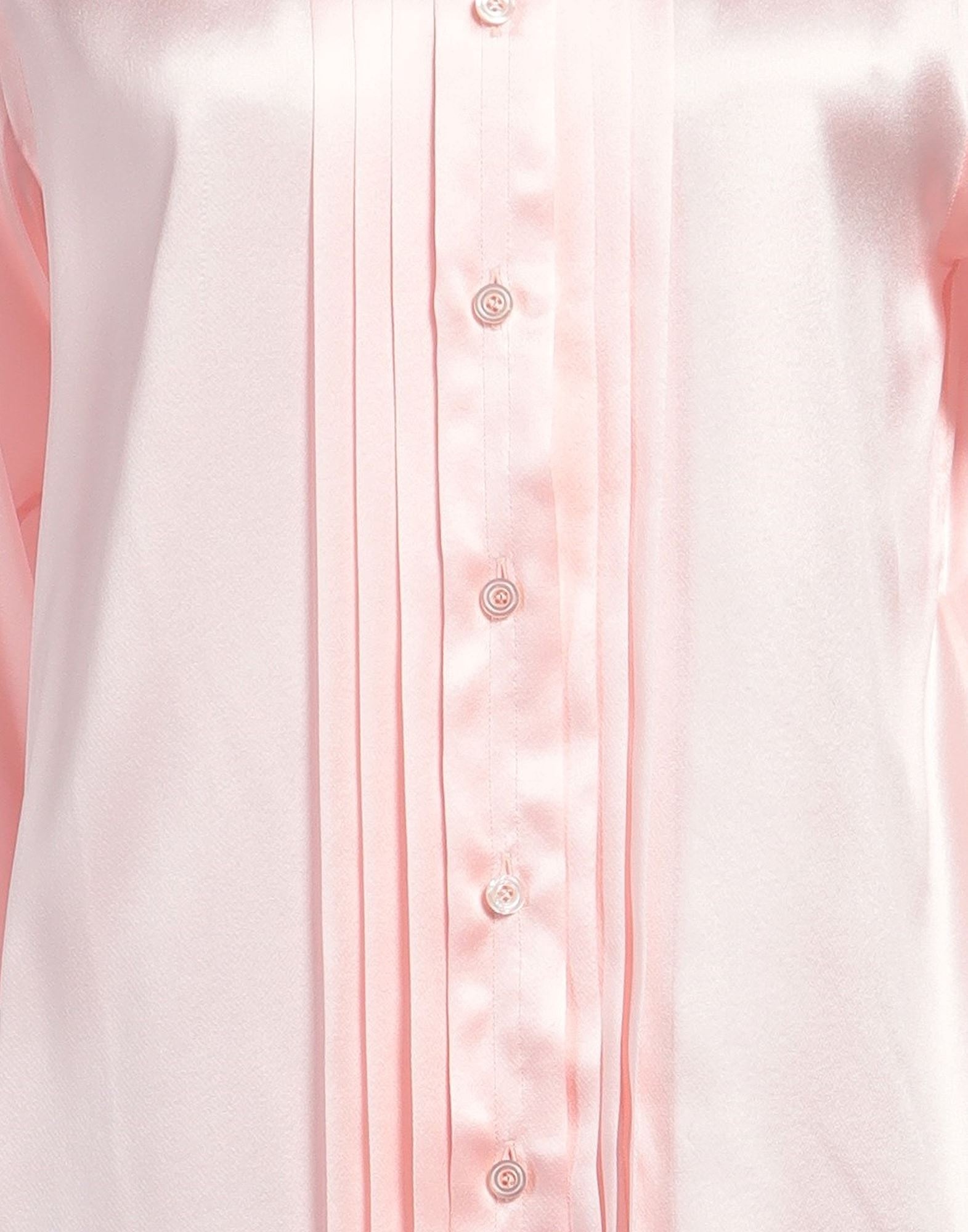 Pink Women's Silk Shirts & Blouses - 4