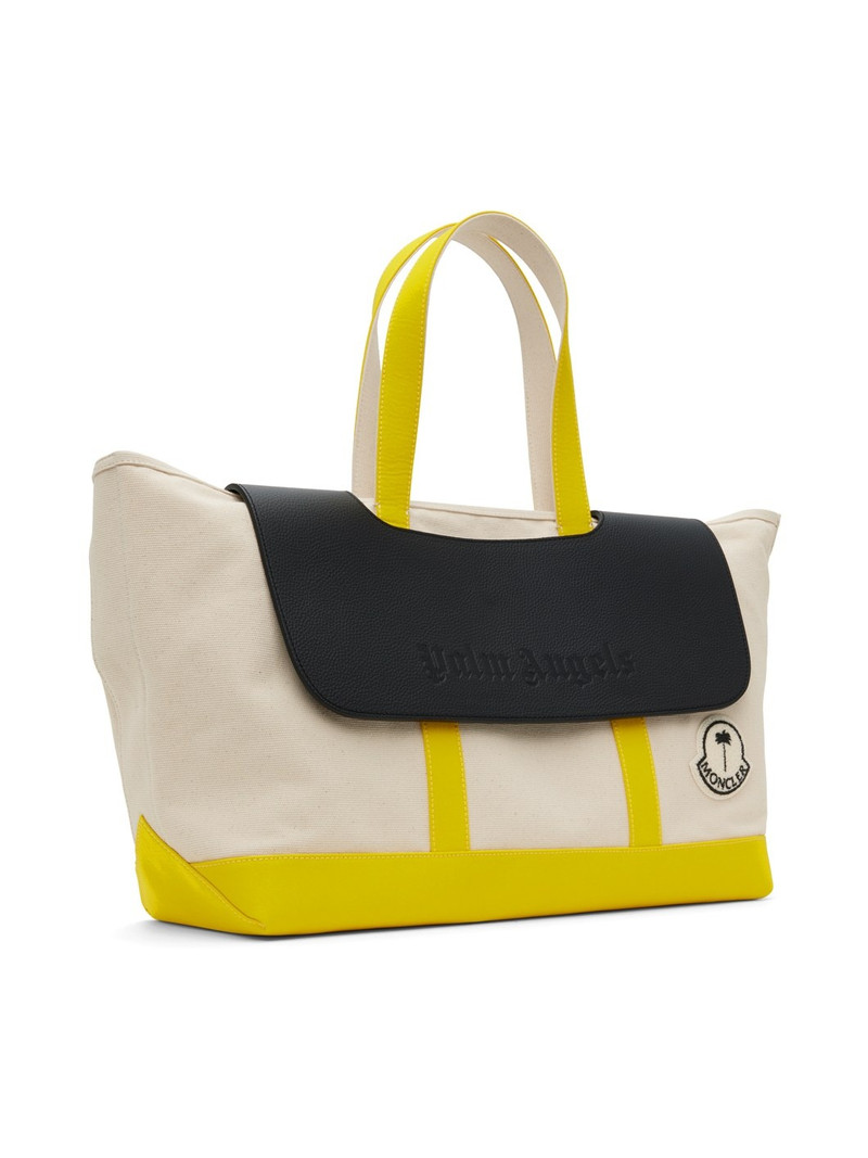 Moncler Moncler x Palm Angels Off-White Canvas Tote outlook
