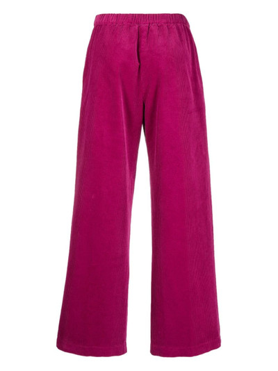 Aspesi corduroy elasticated-waistband pants outlook