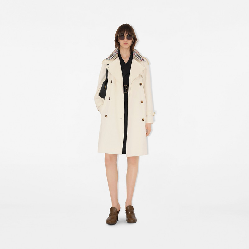 Burberry Mid-length Check Collar Castleford Trench Coat outlook