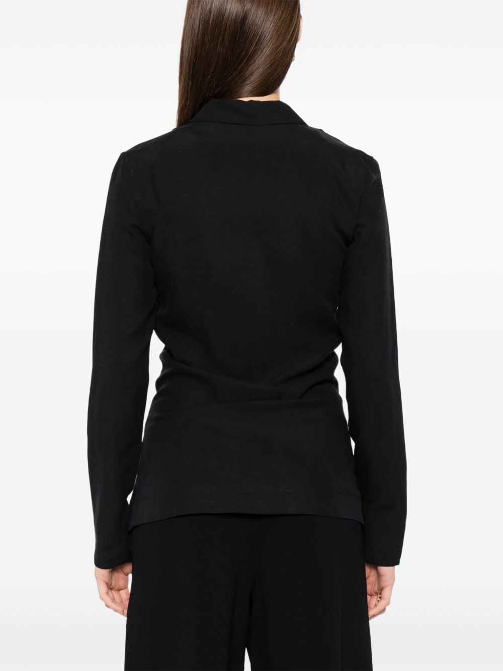 notched-collar shirt - 4