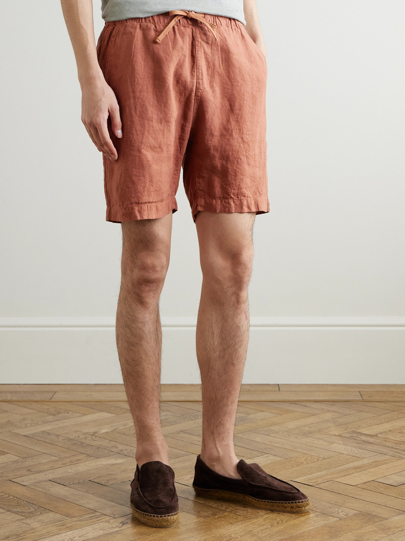 Joggy Straight-Leg Linen Bermuda Shorts 3
