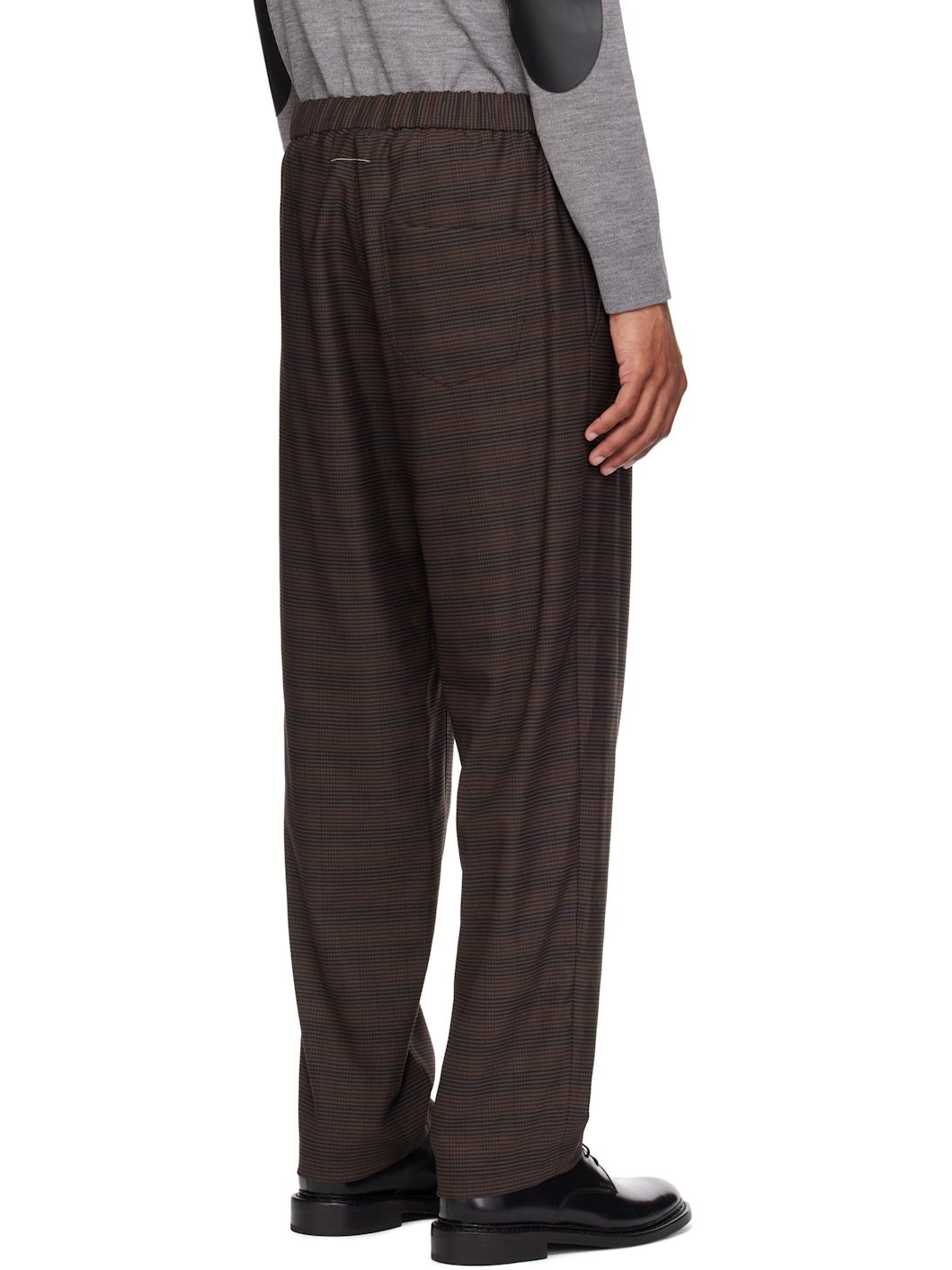 Brown Relaxed-Fit Trousers - 3