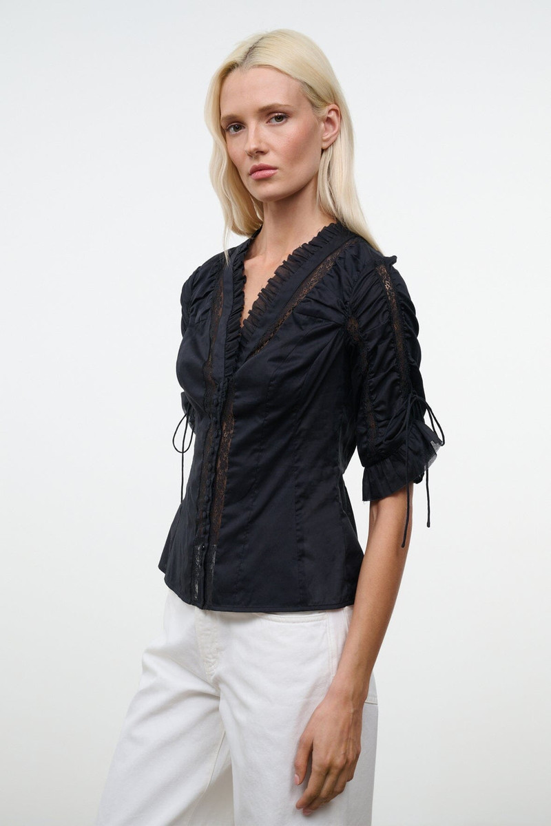 STAUD PAOLINA TOP BLACK 1