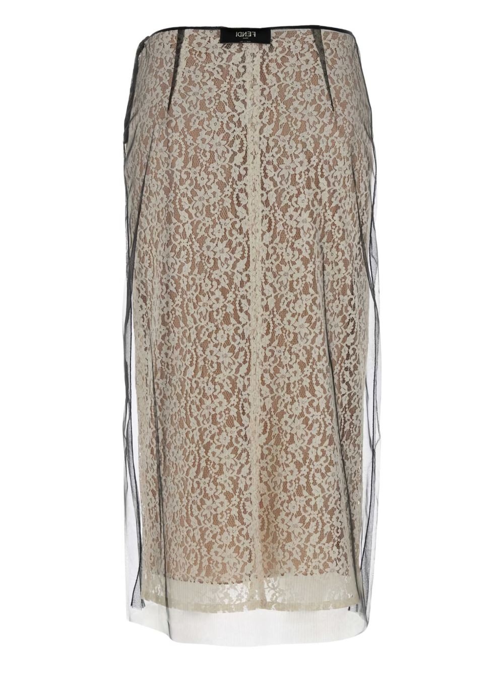 layered midi skirt - 2