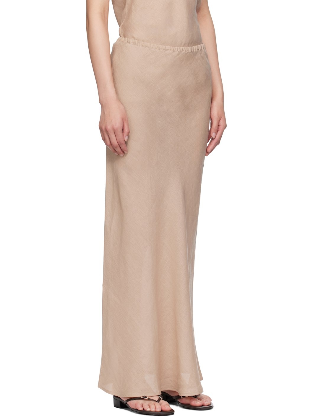Beige Dydine Maxi Skirt - 2