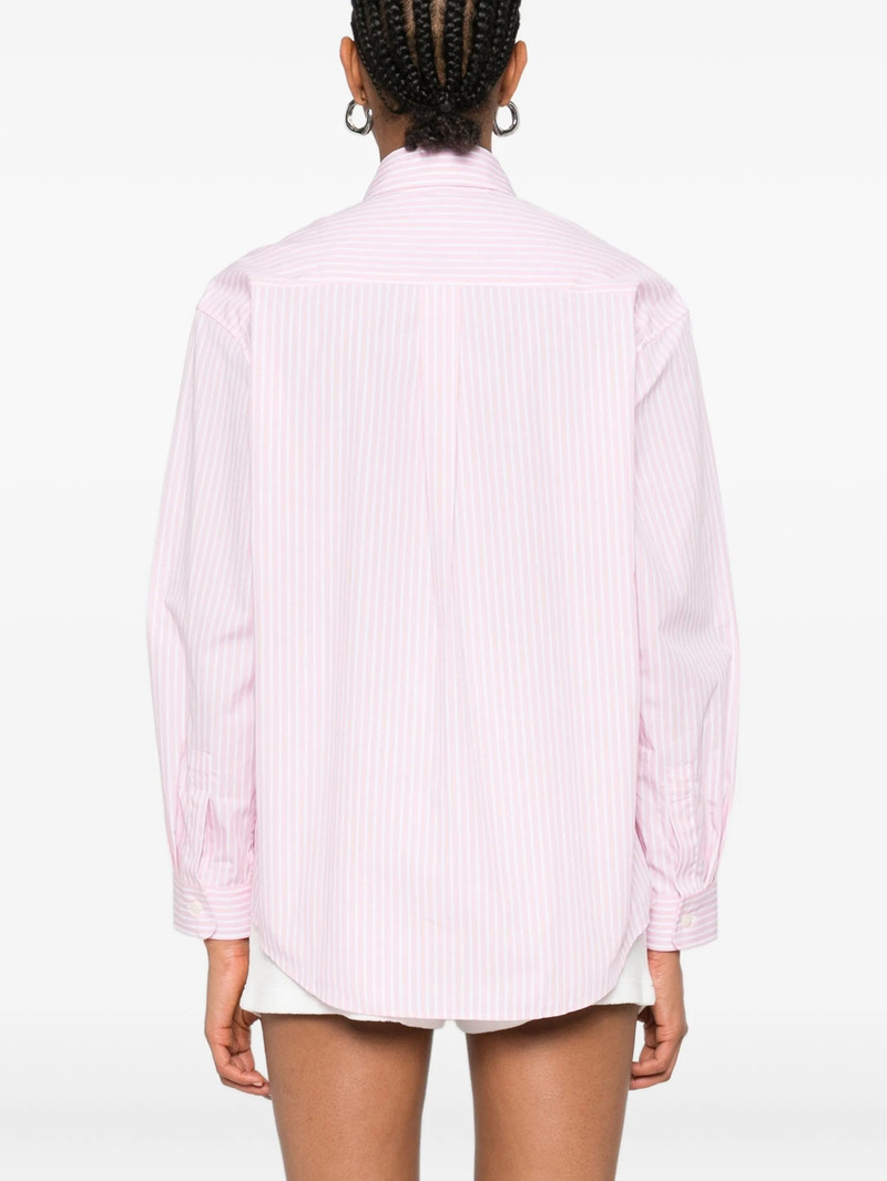 Sporty & Rich Sporty & Rich Striped Cotton Shirt outlook
