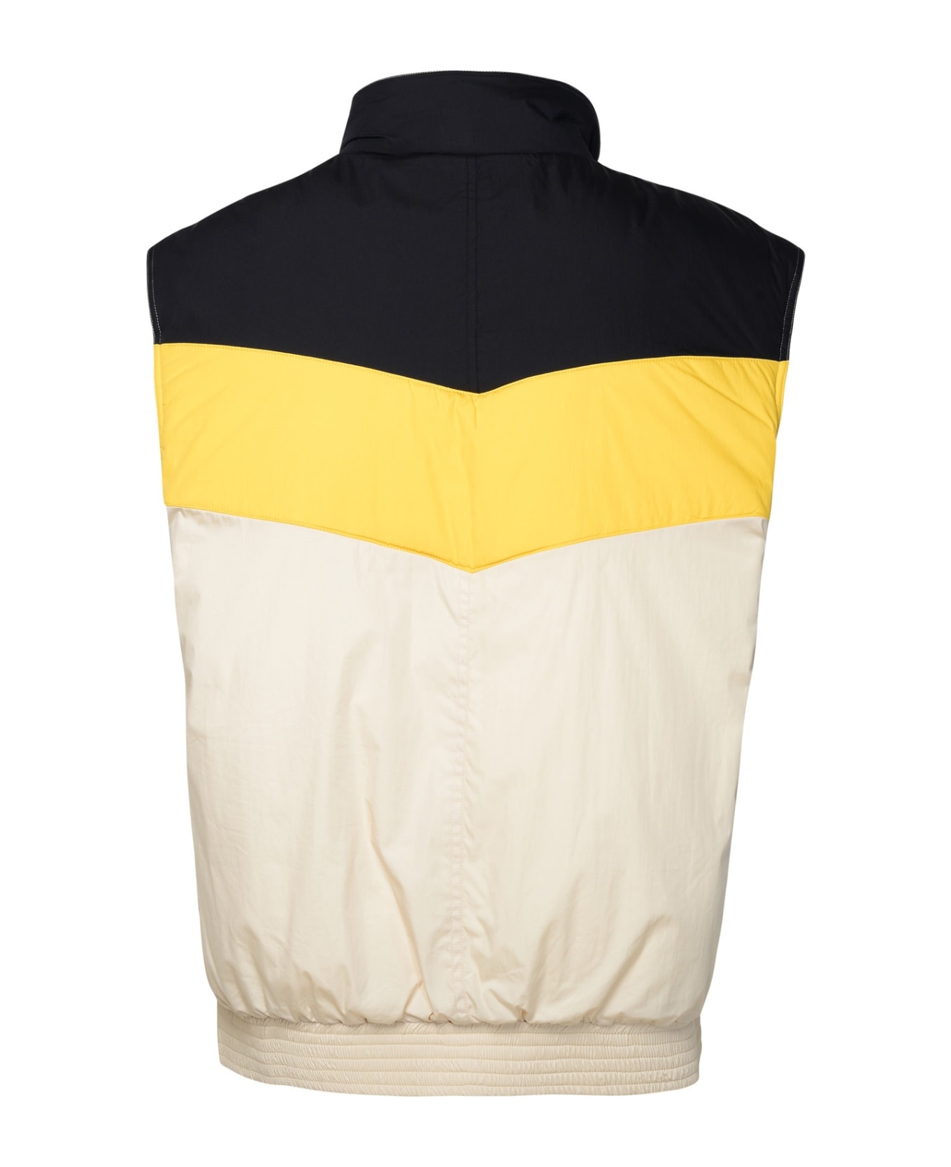 'bruce' Beige Cotton Blend Vest - 3
