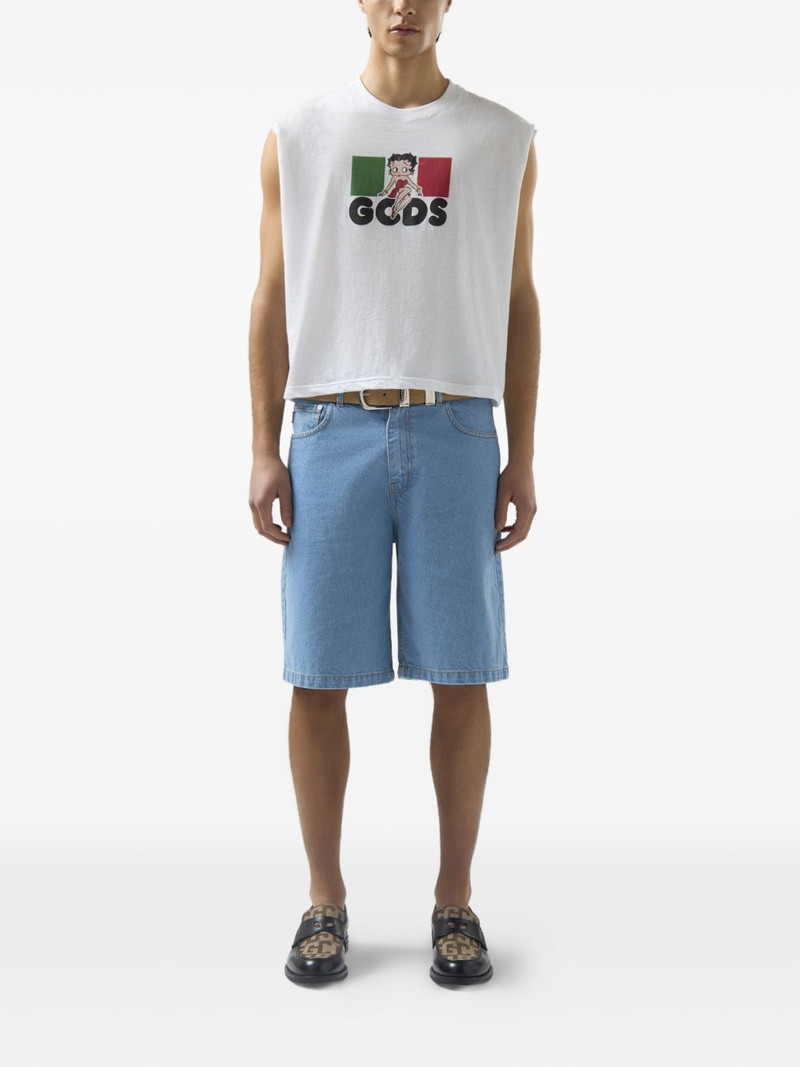 GCDS x Betty Boop cotton shorts outlook