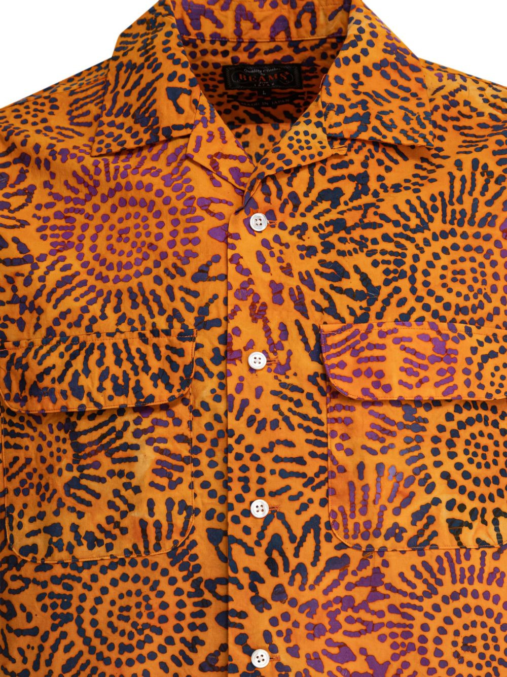 floral-print pocket shirt - 3