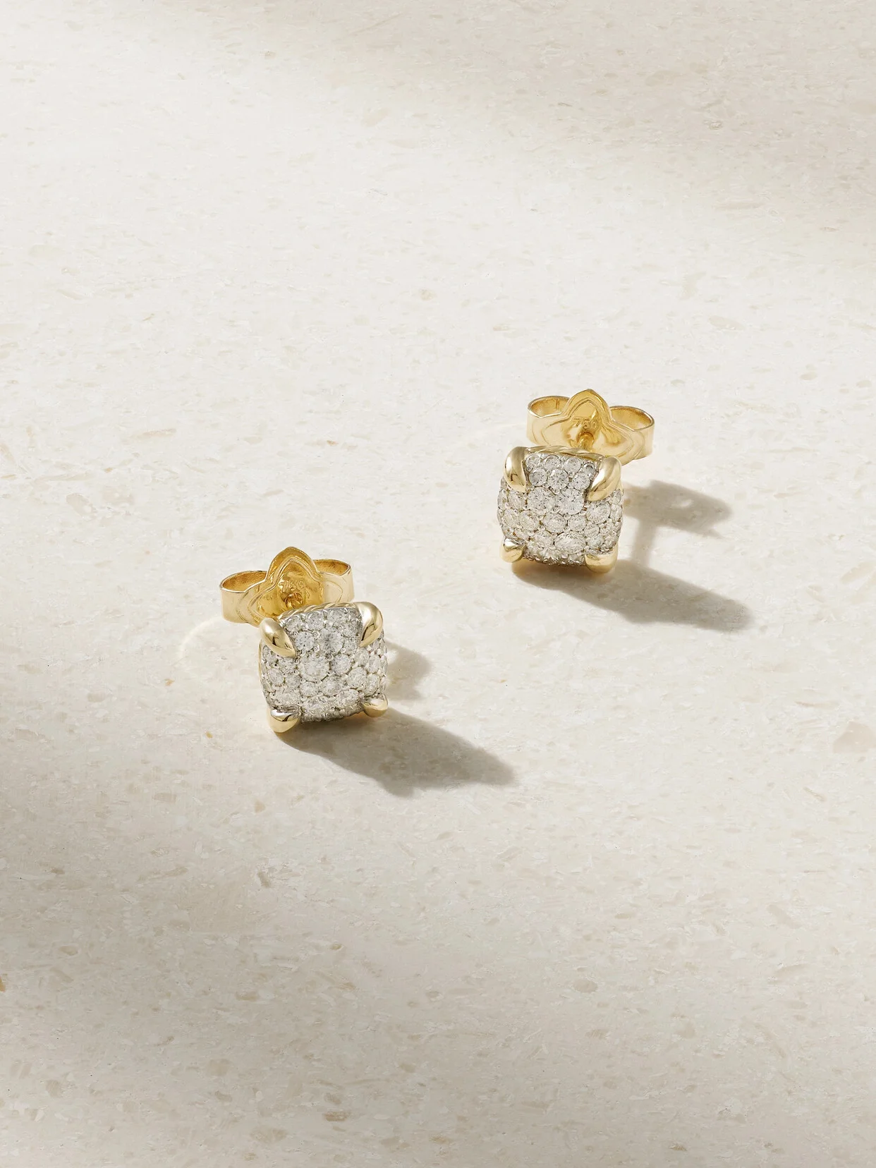Châtelaine 18-karat Gold Diamond Earrings - 1