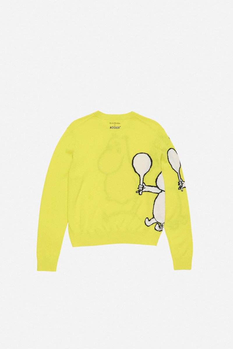 Jumper Acne Studios x Moomin - Neon yellow 7