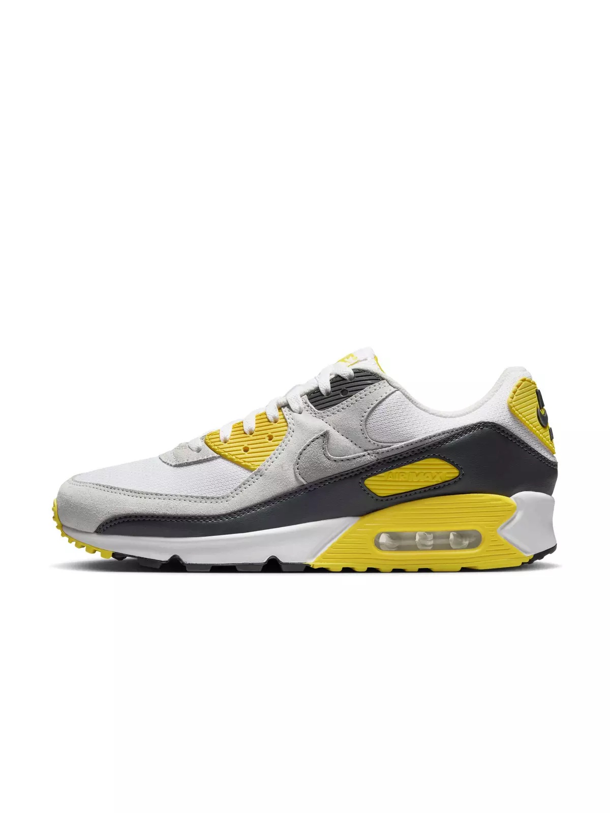 Air Max 90 "White/Lightning/Photon Dust/Light Smoke Grey" Men's Shoe - 2