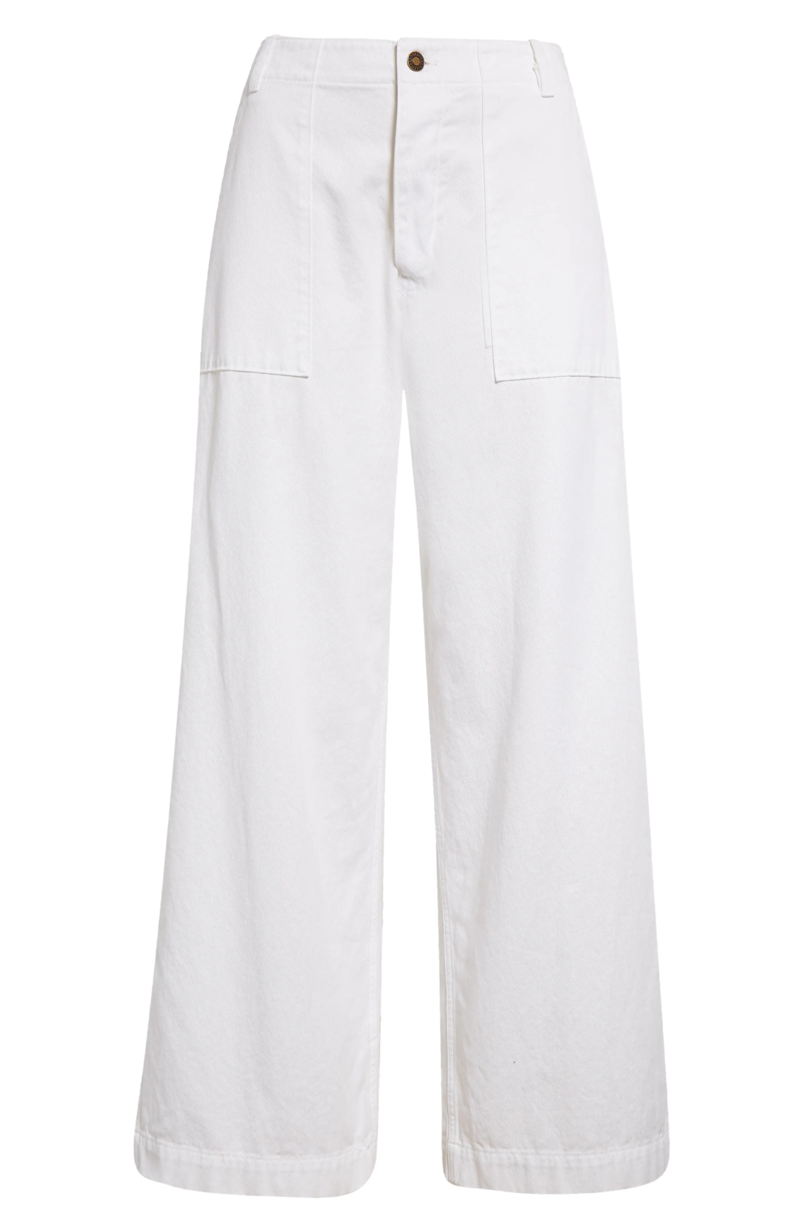 Leon Wide Leg Cotton Pants - 6