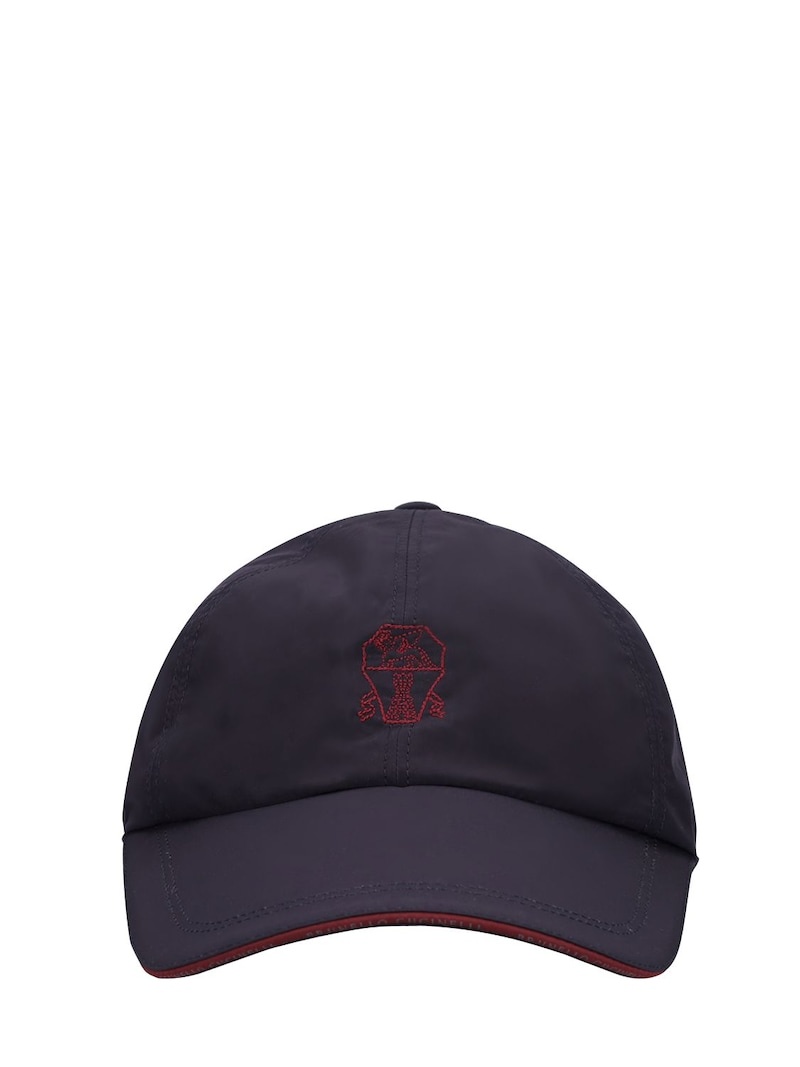 Embroidered logo baseball hat - 1