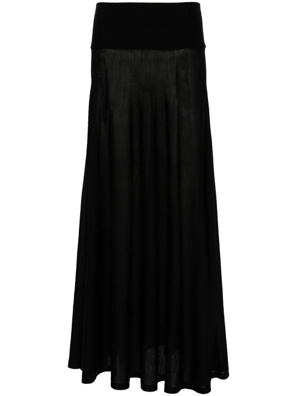 Fluid knitted skirt - 1