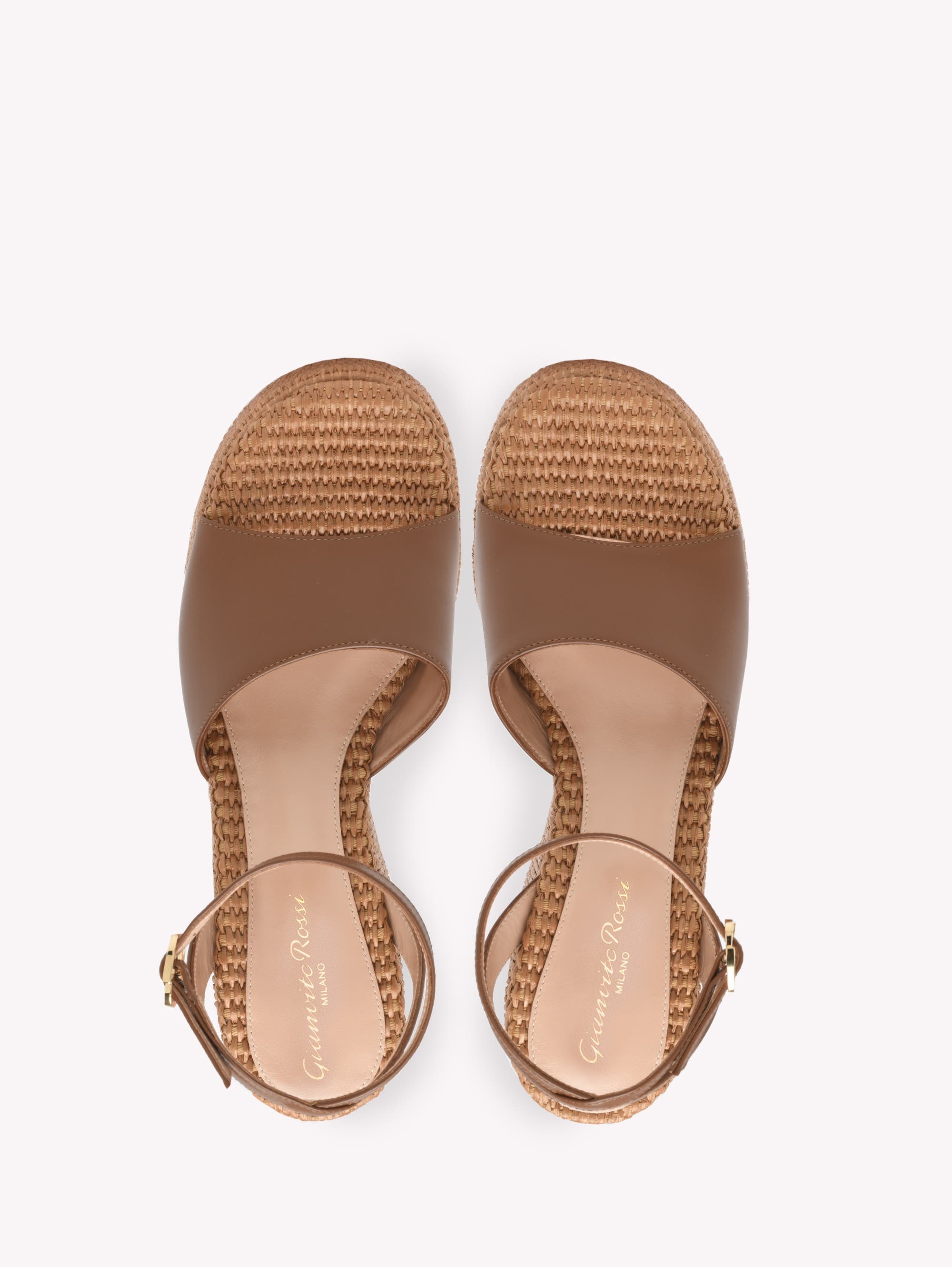 Gianvito Rossi Thalia Sandal in Brown Leather at Nordstrom - 3
