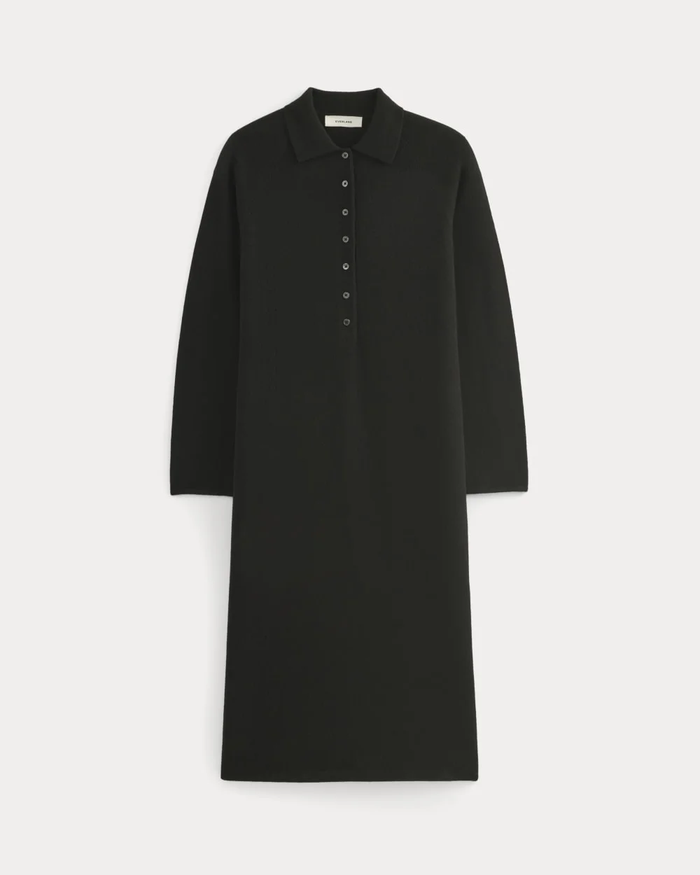 CASHMERE POLO MIDI DRESS - 1