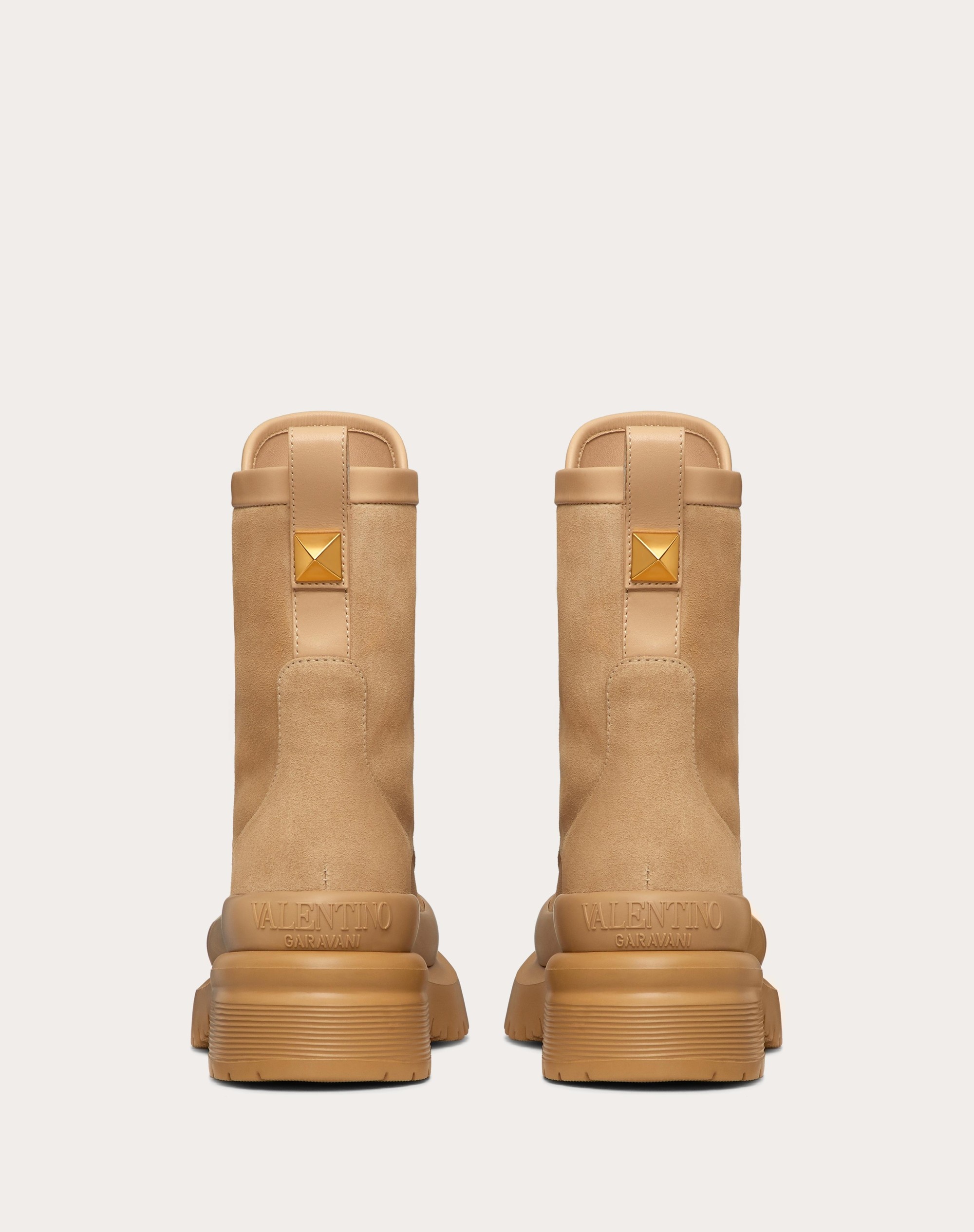 ROMAN STUD COMBAT BOOT IN SUEDE LEATHER 50MM - 3