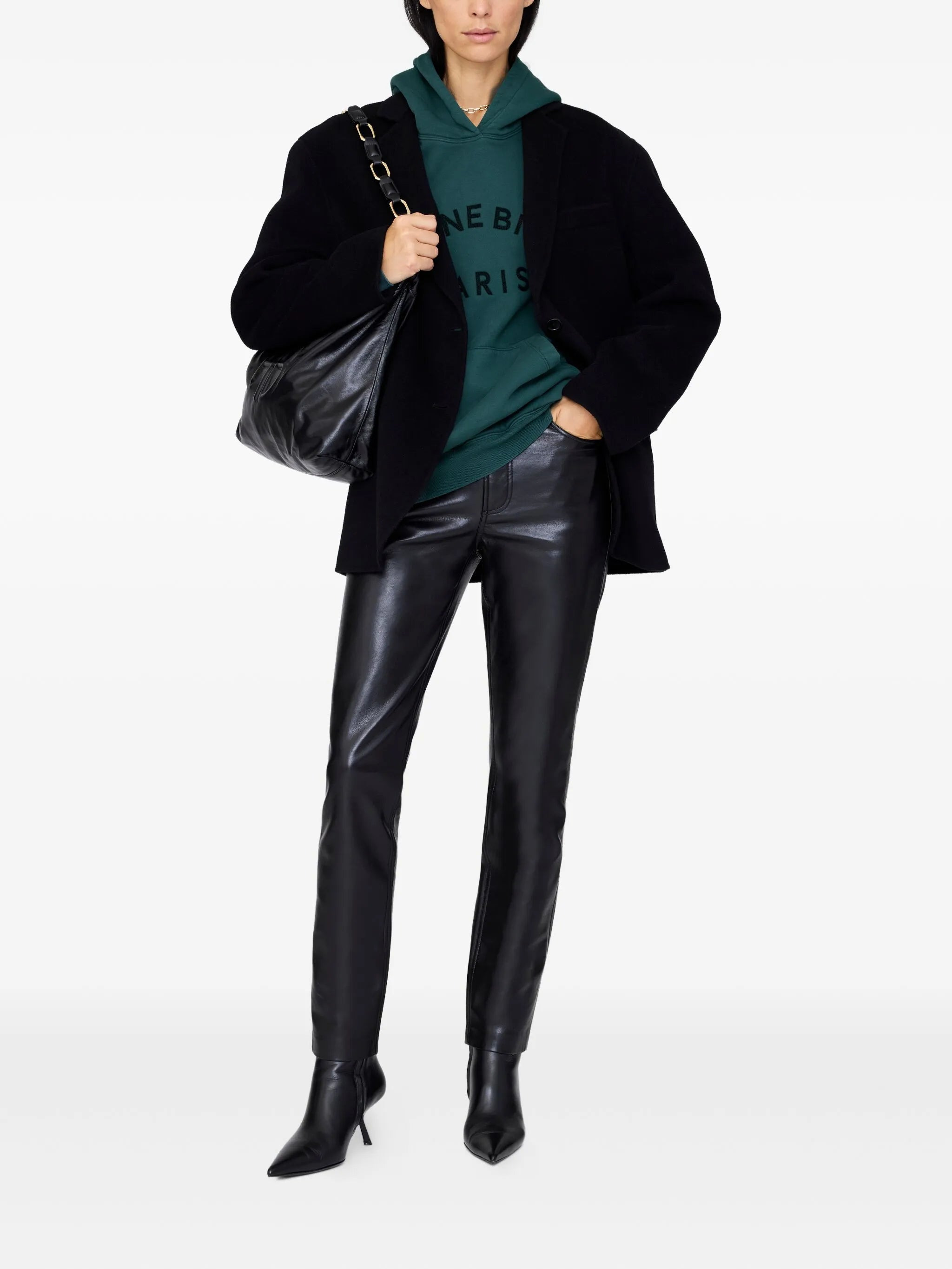 Anine Bing Harvey Hooded Sweatshirt - 3